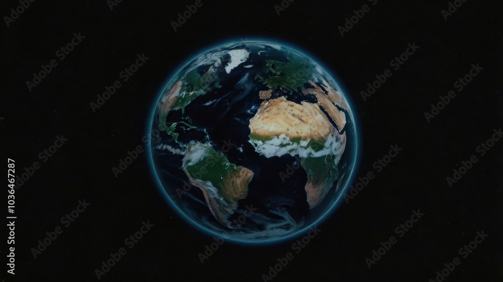 Fototapeta premium Earth, Civilization, Light, Glow, Radiation, Planet, Space, Universe, Continents, Land, Water, Seas, Cities