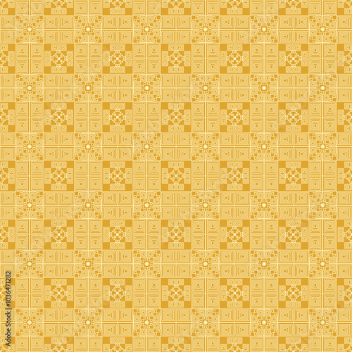 seamless pattern with golden stars