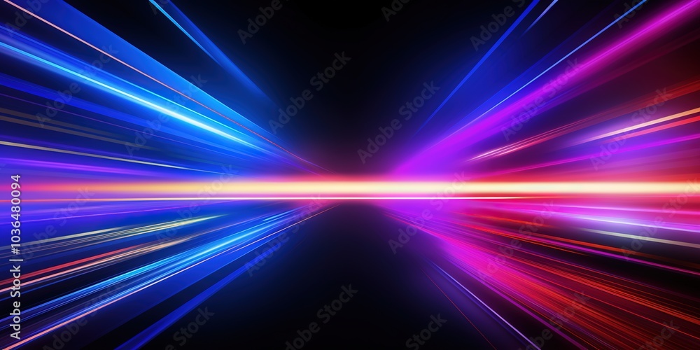 A colorful, abstract image of a car driving down a road background. A colorful, abstract image of a car driving down a road background.