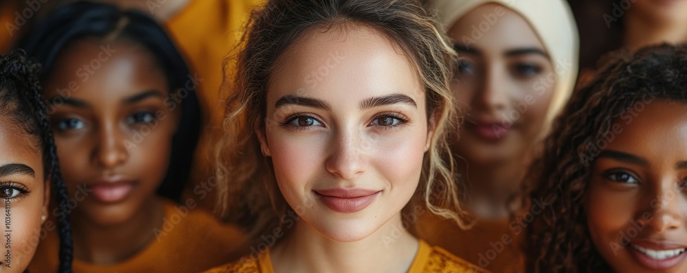 Obraz premium Diverse group of woman, Generative AI
