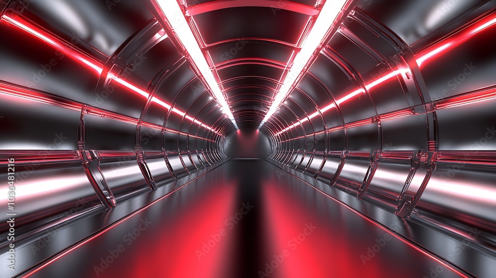 Naklejka premium Night Sky Above Clouds