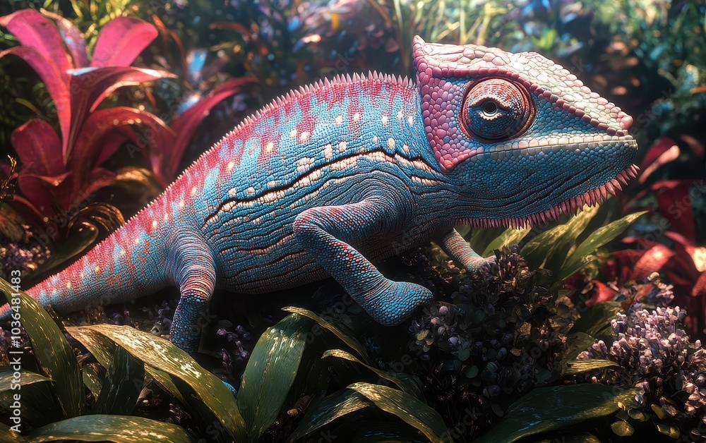 Fototapeta premium chameleon