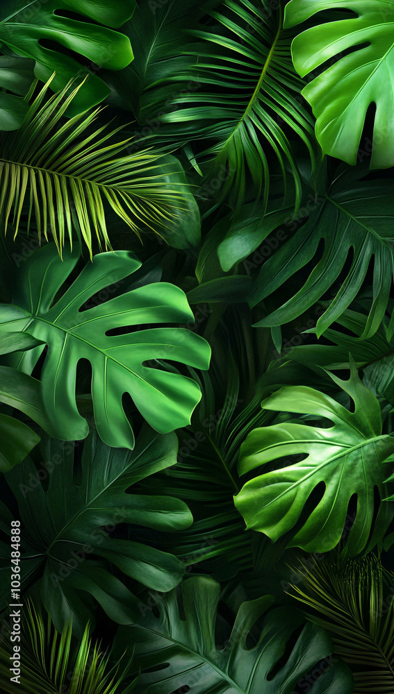 abstract green leaf texture, tropical leaf foliage nature dark green background
abstract green leaf texture, tropical leaf foliage nature dark green background