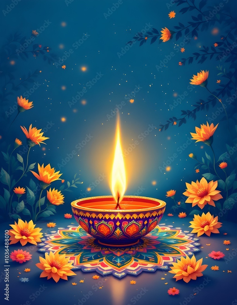 A Beautiful Indian Lady in Traditional Indian Attire Holding Diya for Diwali Greeting A Beautiful Indian Lady in Traditional Indian Attire Holding Diya for Diwali Greeting