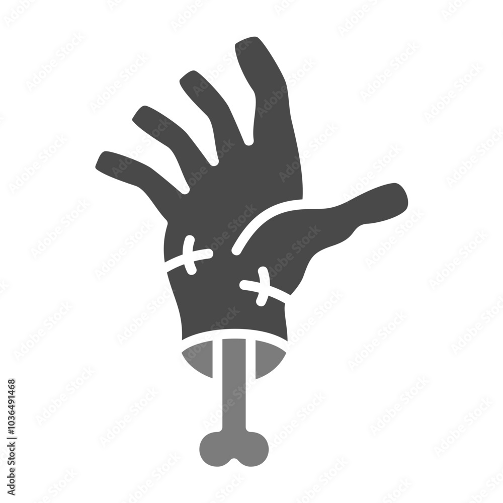 Obraz premium Scary Hand Icon