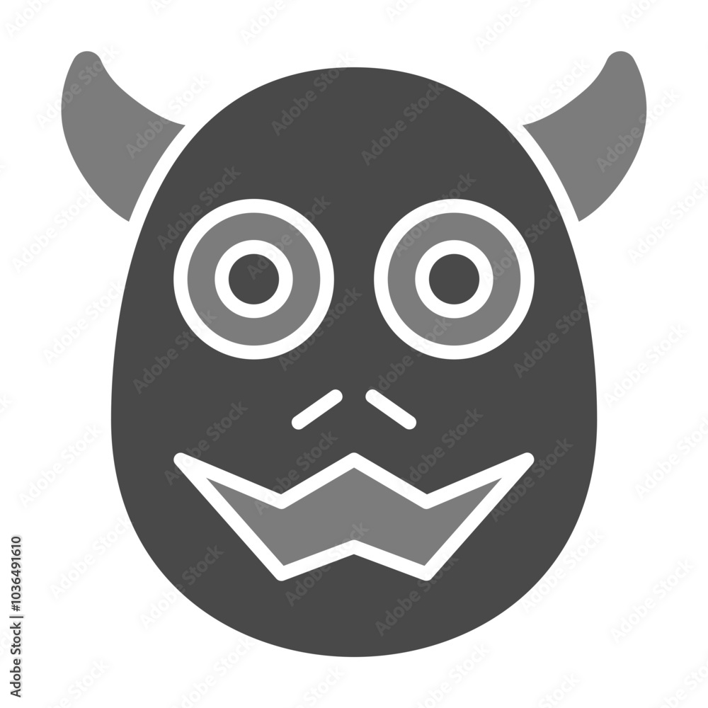 Monster Face Icon Monster Face Icon