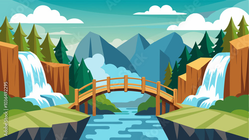 Wooden bridges crisscross over rushing streams and picturesque waterfalls in this mountain village creating a postcardworthy scenery.