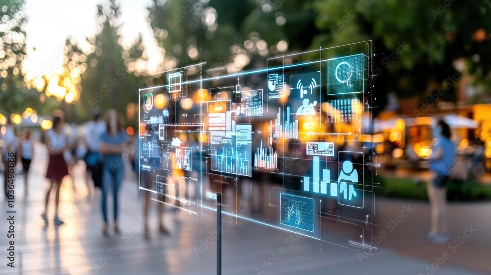 Futuristic Digital Interface for Urban Data Visualization and Analytics Futuristic Digital Interface for Urban Data Visualization and Analytics