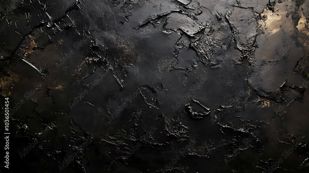 Abstract Black and Gold Texture Abstract Black and Gold Texture