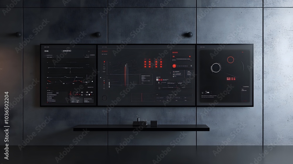 Fototapeta premium touchscreen interface.