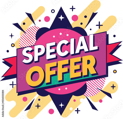 Sale offer banner Promotional Illustration
