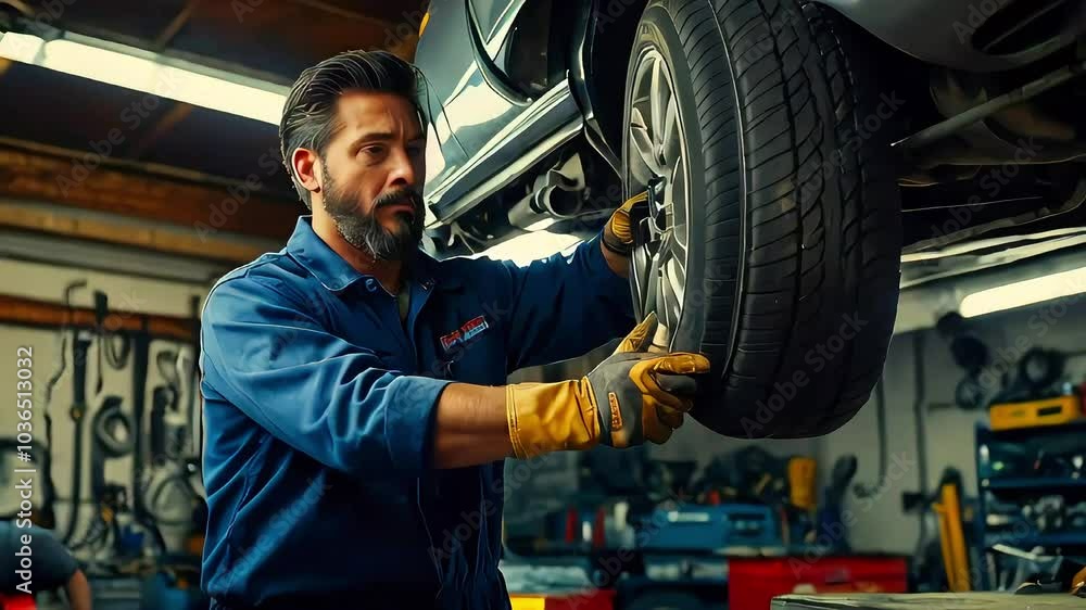 Precision in Motion: A Skilled Mechanic's Craftsmanship Beneath the Chassis Precision in Motion: A Skilled Mechanic's Craftsmanship Beneath the Chassis