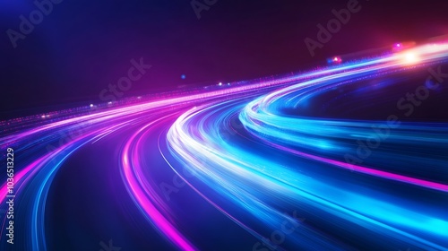 Abstract Light Trails