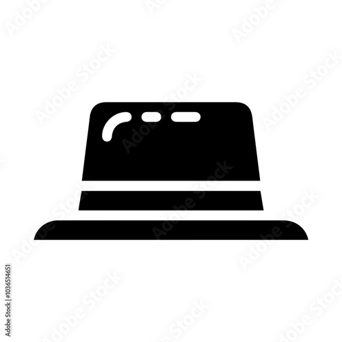 Hat icon symbol vector image illustration 