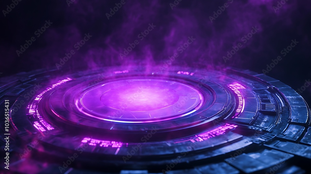 Obraz premium Futuristic Technology Background