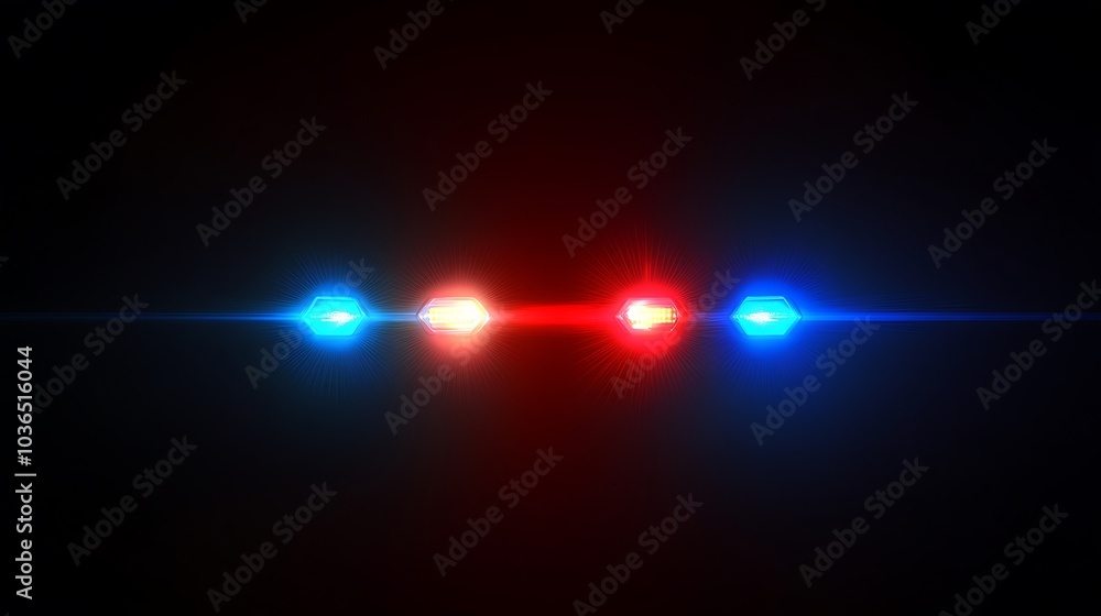 Red and Blue Lights in the Dark Red and Blue Lights in the Dark