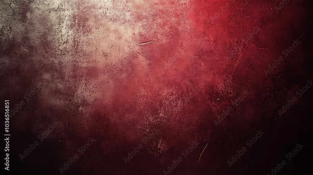 Obraz premium Red, Worn Wall