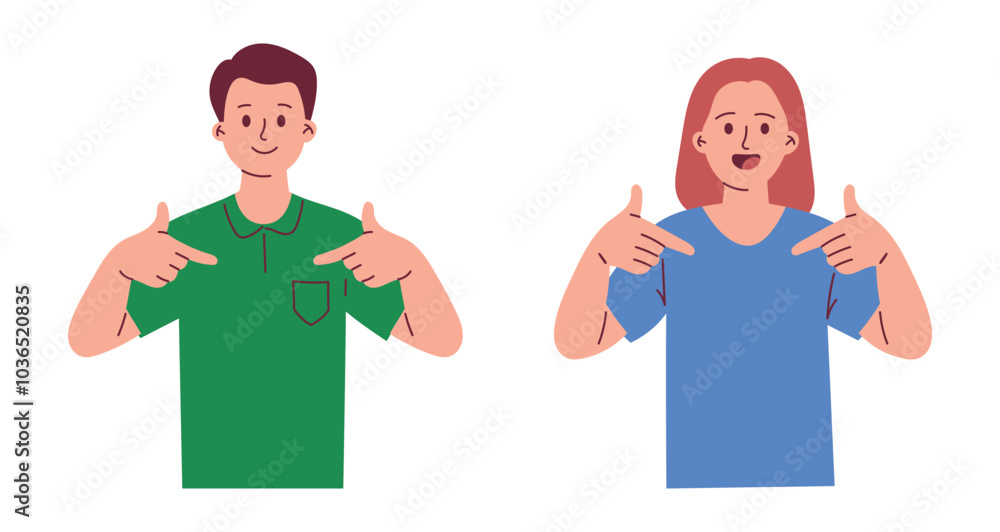 People Pointing Down, Woman and Man Showing Pointing Down Finger People Pointing Down, Woman and Man Showing Pointing Down Finger