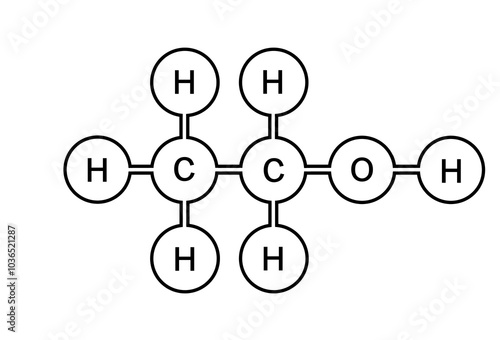 ethanol molecular icon