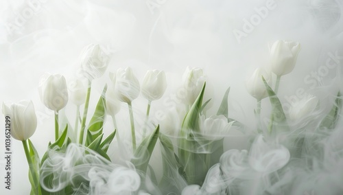 A spectrum of tulipany. Abstract to kawiatowe. Wise to dym. Pastelowe to dry © Halina Berah