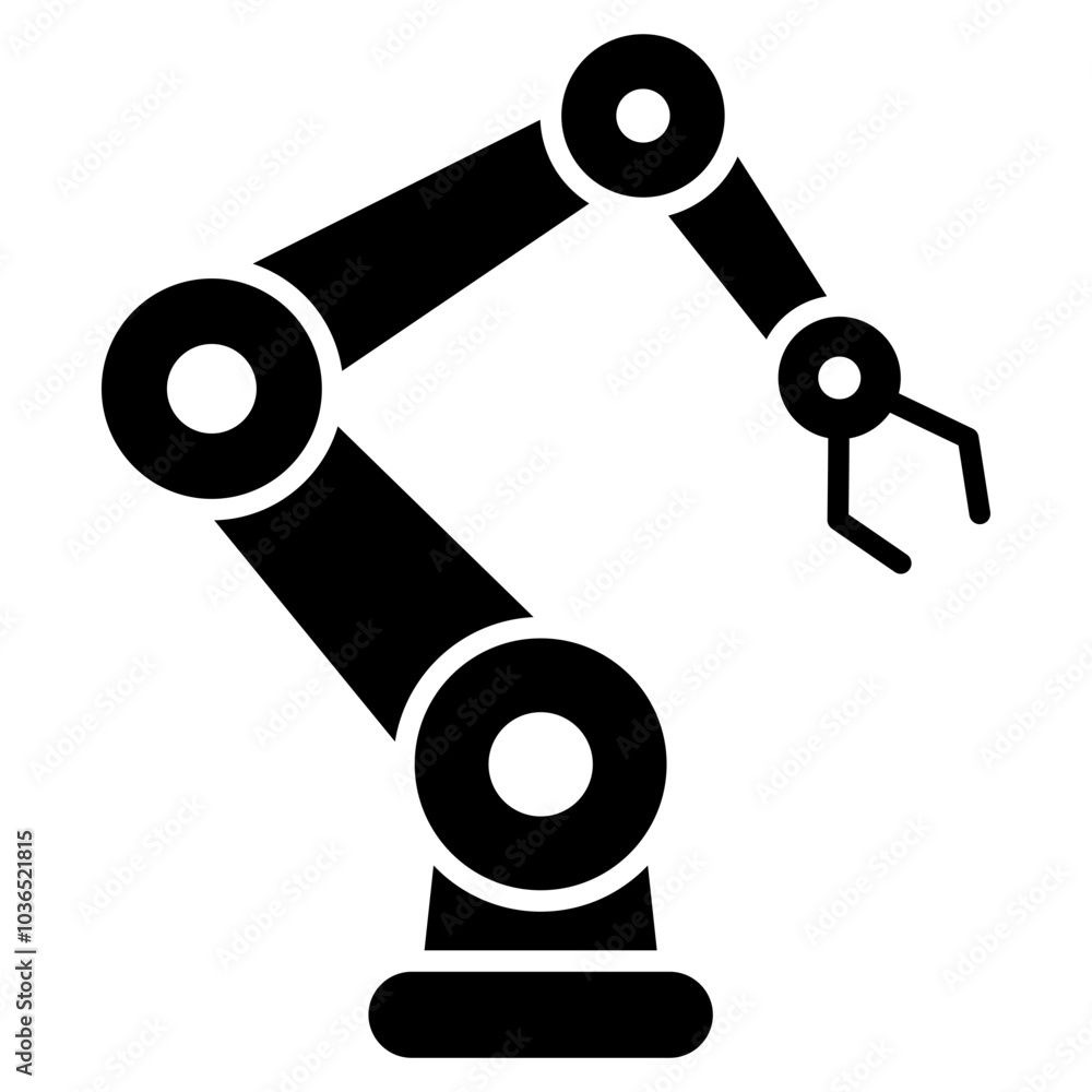 Robotic Arm Icon Element For Design Robotic Arm Icon Element For Design