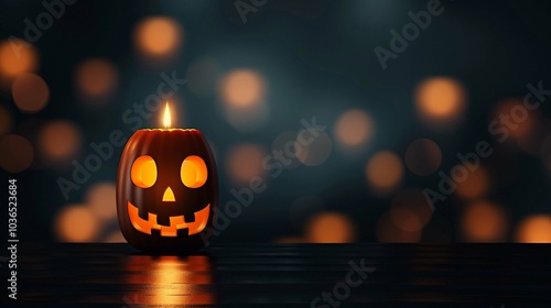 Seasonal Halloween décor with an air of mystery and Gothicism photo