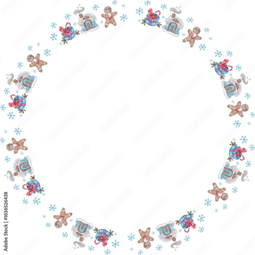 Christmas wreath Vector illustration. Christmas wreath Vector illustration.