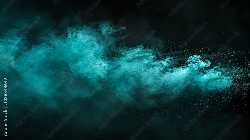 black background with green smoke black background with green smoke