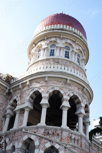 structure building of Sultan Abdul Samad, KL, Malaysia. old architecture. British colonial architecture, historical building, Dataran Merdeka photo