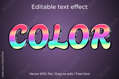 editable text effect