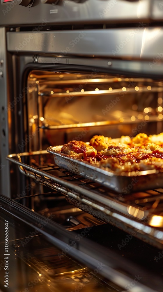 Golden Brown Pastry Baking in the Oven: A Delicious Treat Golden Brown Pastry Baking in the Oven: A Delicious Treat