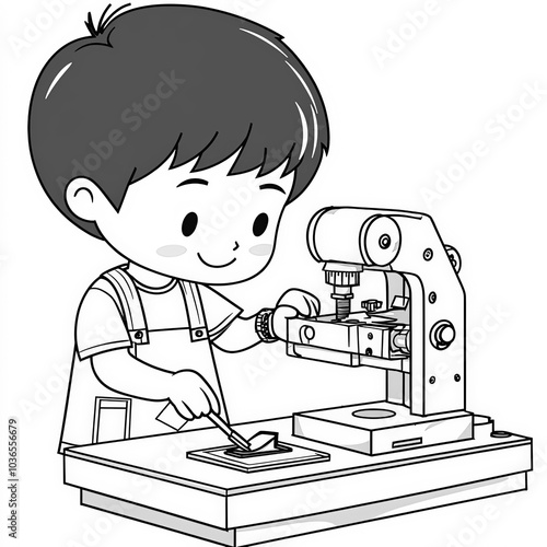 A character creating a new ...