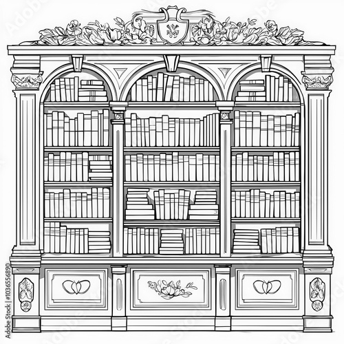 A charming bookstore filled...