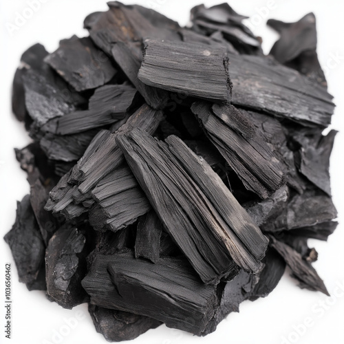 Ash Pile Isolated