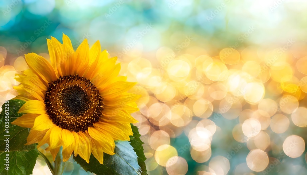 Obraz premium beautiful sunflower background