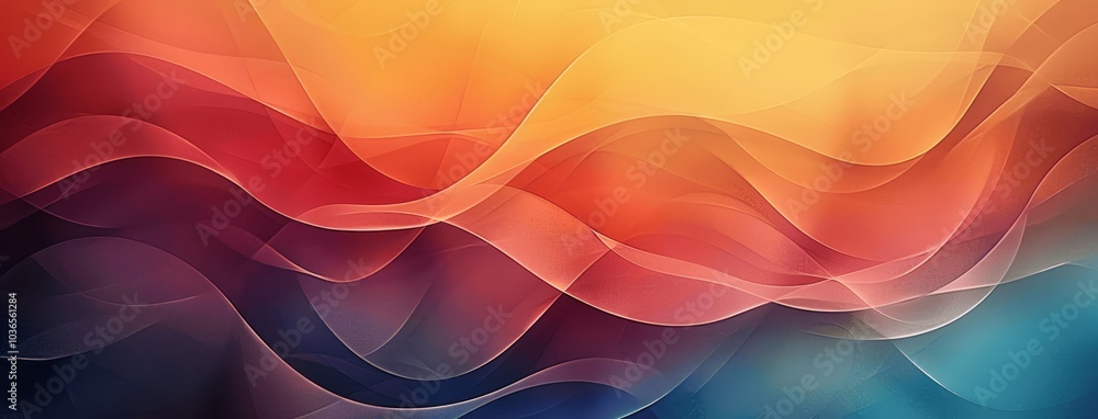 Retro Colorful Curved Lines Textured Geometric Abstract Background Retro Colorful Curved Lines Textured Geometric Abstract Background