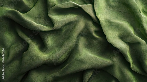 sustainable fashion concept abstract green texture background with recycled fabrics environmental conservation digital illustration