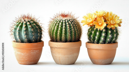 Cactus On White Background