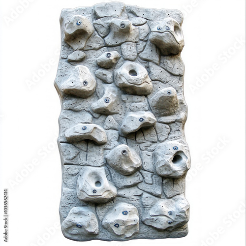 Climbing Wall Isolated