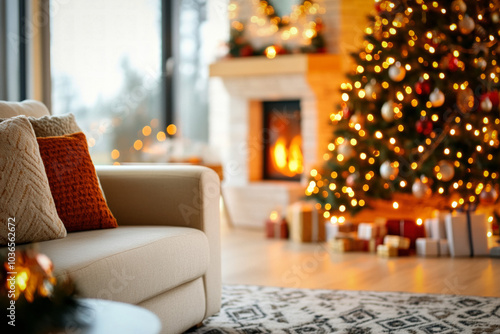 Cozy Living Room Scene Wher...