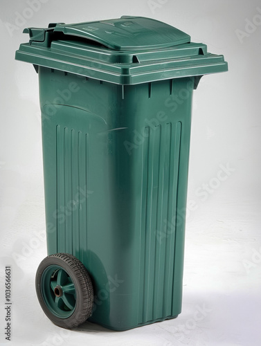 trash can on clear background