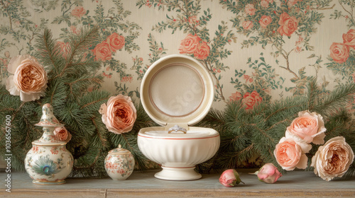Wallpaper Illustrating A Vi...
