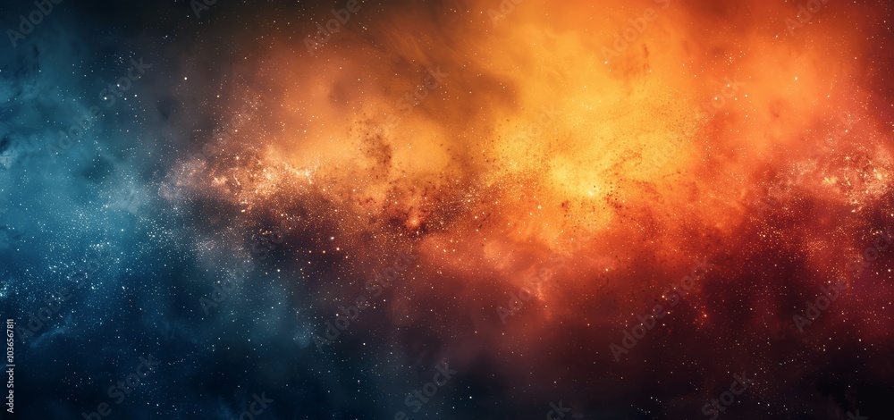 Fototapeta premium Grainy Gradient Background Abstract Colorful Glowing Wave Textured Dark Blue Pink Yellow Black Retro Futuristic Header Poster Design