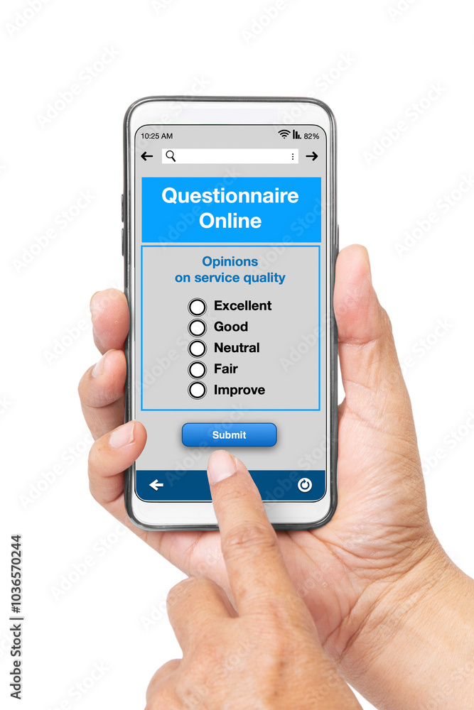 Smartphone application for survey online. Smartphone application for survey online.