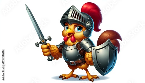 Knight Chicken A Cartoon Adventure