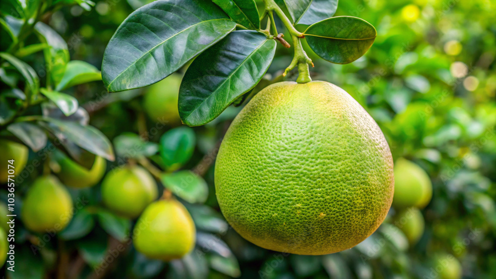 pear on tree. fruit, tree, food, leaf, citrus, lemon, nature, branch, agriculture, leaves, healthy, fresh, lime, pear, garden, orange, ripe, tropical, organic, plant, fruits, closeup, green, sweet, or