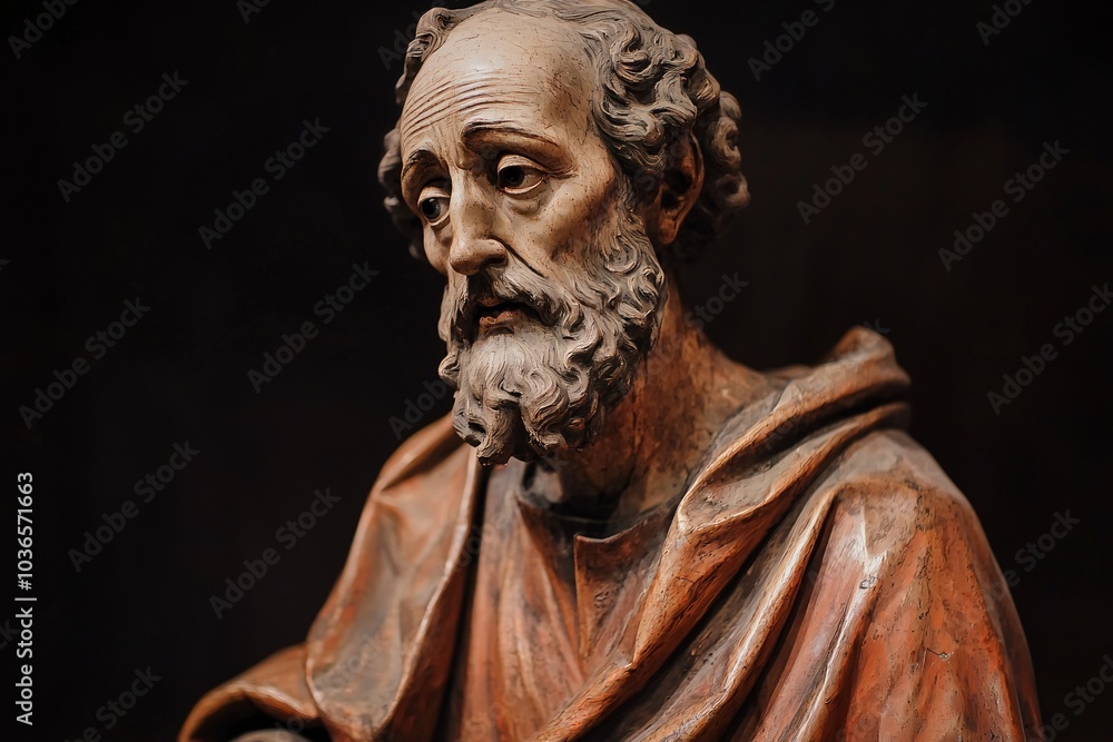 Saint Bartholomew, with his weathered visage, embodies a rich tapestry of faith, wisdom, and unwavering devotion. Saint Bartholomew, with his weathered visage, embodies a rich tapestry of faith, wisdom, and unwavering devotion.