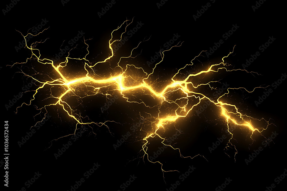 A vibrant depiction of lightning bolts against a dark background, showcasing electrical energy. A vibrant depiction of lightning bolts against a dark background, showcasing electrical energy.