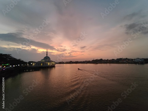 Sunset Rajang River