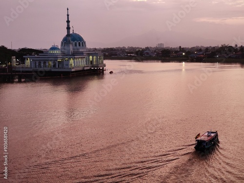 Sunset Rajang River